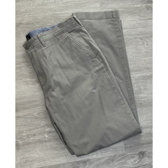J.Crew 770 Straight Fit Stretch Chino Pants Sz 36x32 Mushroom Gray Twill Zip Fly - Picture 3 of 6